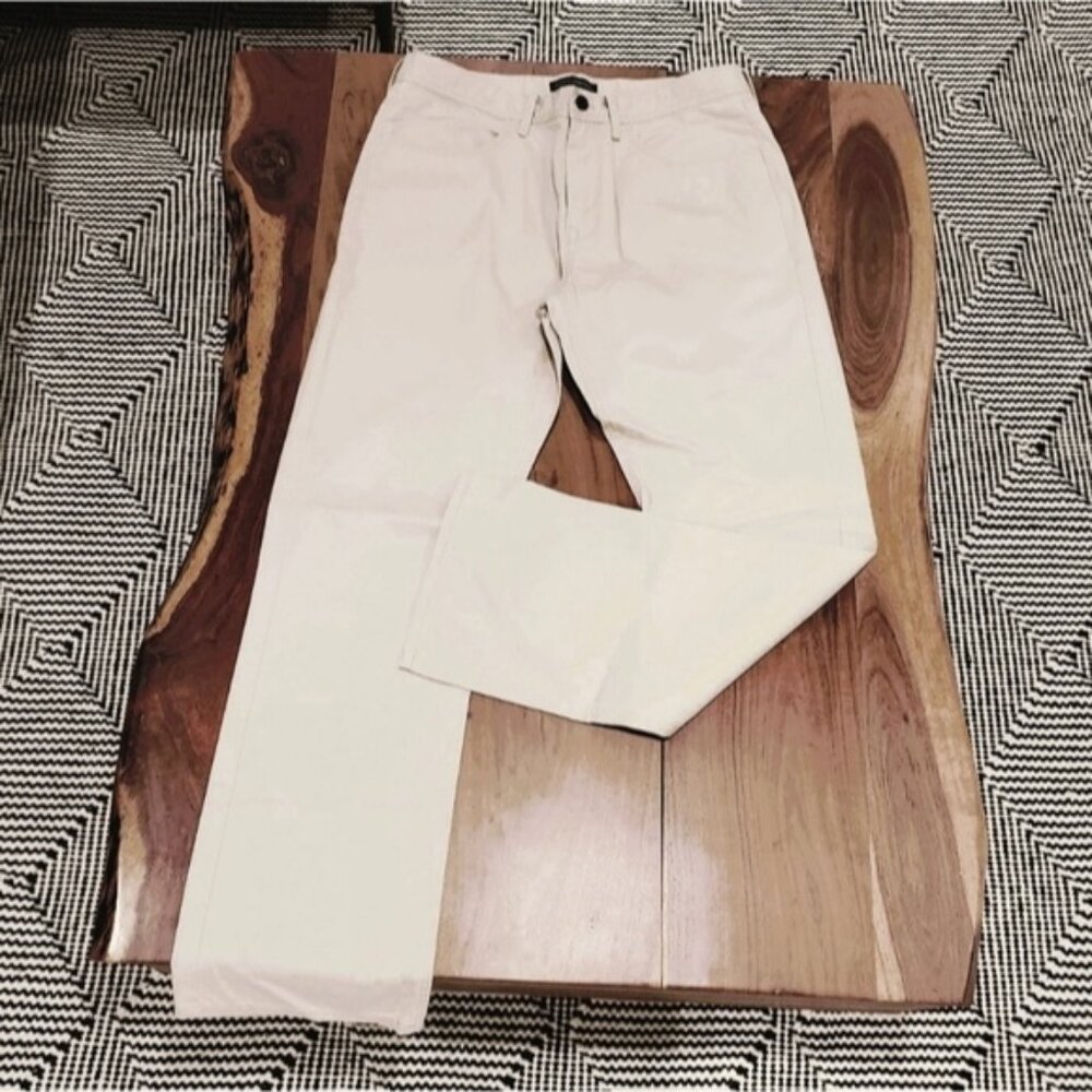 Mens Banana Republic 100% Cotton Street Khaki Straight Fit Pants- 31/30